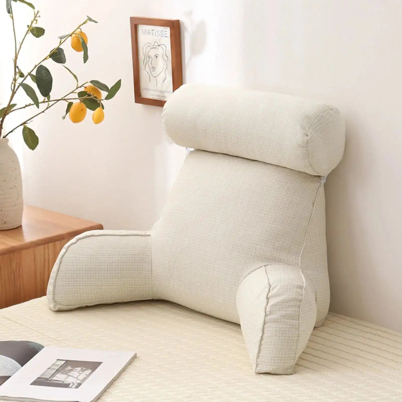 Coussin De Lecture Blanc - Coussin De Lecture