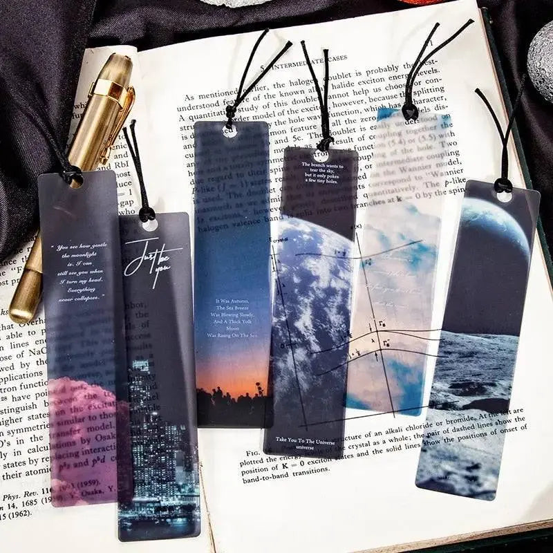 5 Marque pages nuage Coussin Lecture