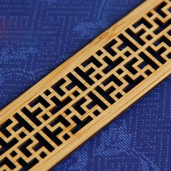 Marque pages en bois géométrique Coussin Lecture