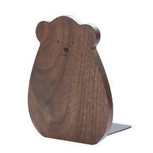 Serre livre Ours en bois - Coussin De Lecture