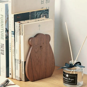 Serre livre Ours en bois