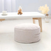 Pouf Blanc Coussin Lecture