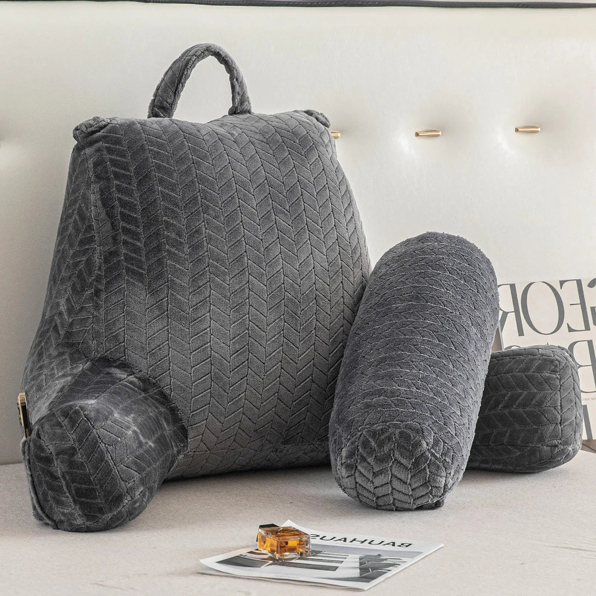 Coussin de Lecture Hiver Coussin Lecture