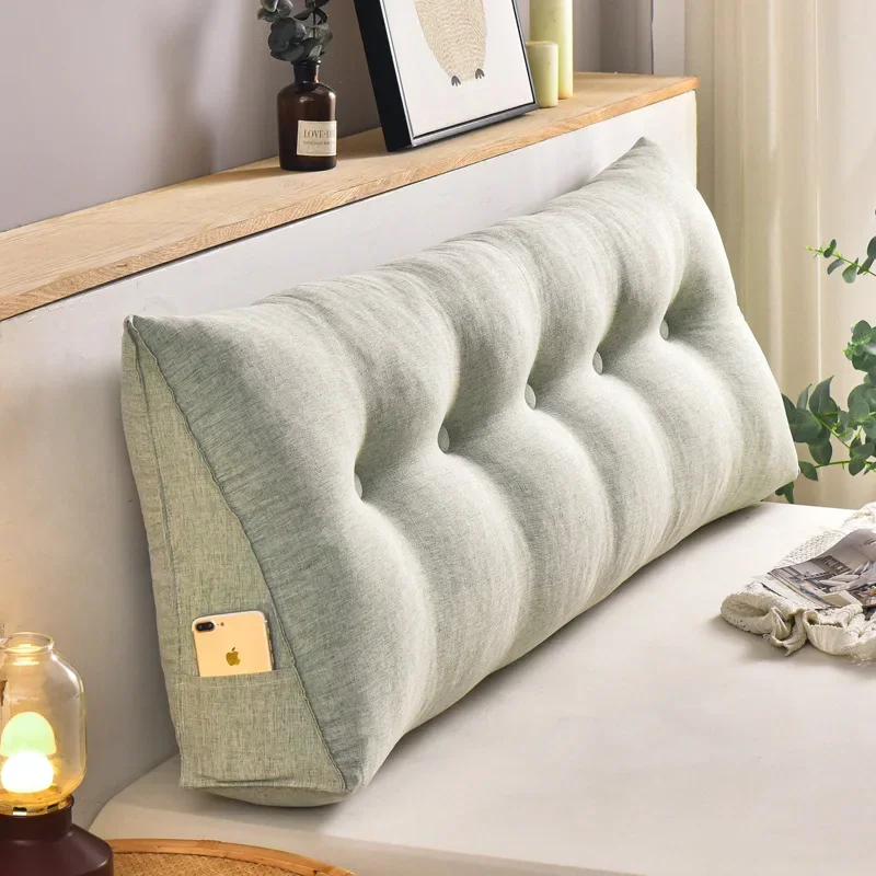 Yanman Coussin cale avec cou réglable, coussin de dossier pour tête de lit, canapé-lit, soutien lombaire triangulaire, coussin de lecture, pour jouer ou regarder la télévision Yanman Coussin cale avec cou réglable, coussin de dossier pour tête de lit, canapé-lit, soutien lombaire triangulaire, coussin de lecture, pour jouer ou regarder la télévision