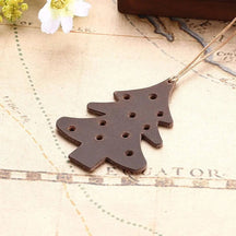 Marque page sapin en cuir - Coussin De Lecture