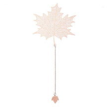 Marque page feuille d'érable en métal - Coussin De Lecture