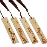 Marque pages en bois femme