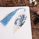 Marque page bleuet