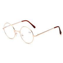 Lunettes rondes dorées - Coussin De Lecture