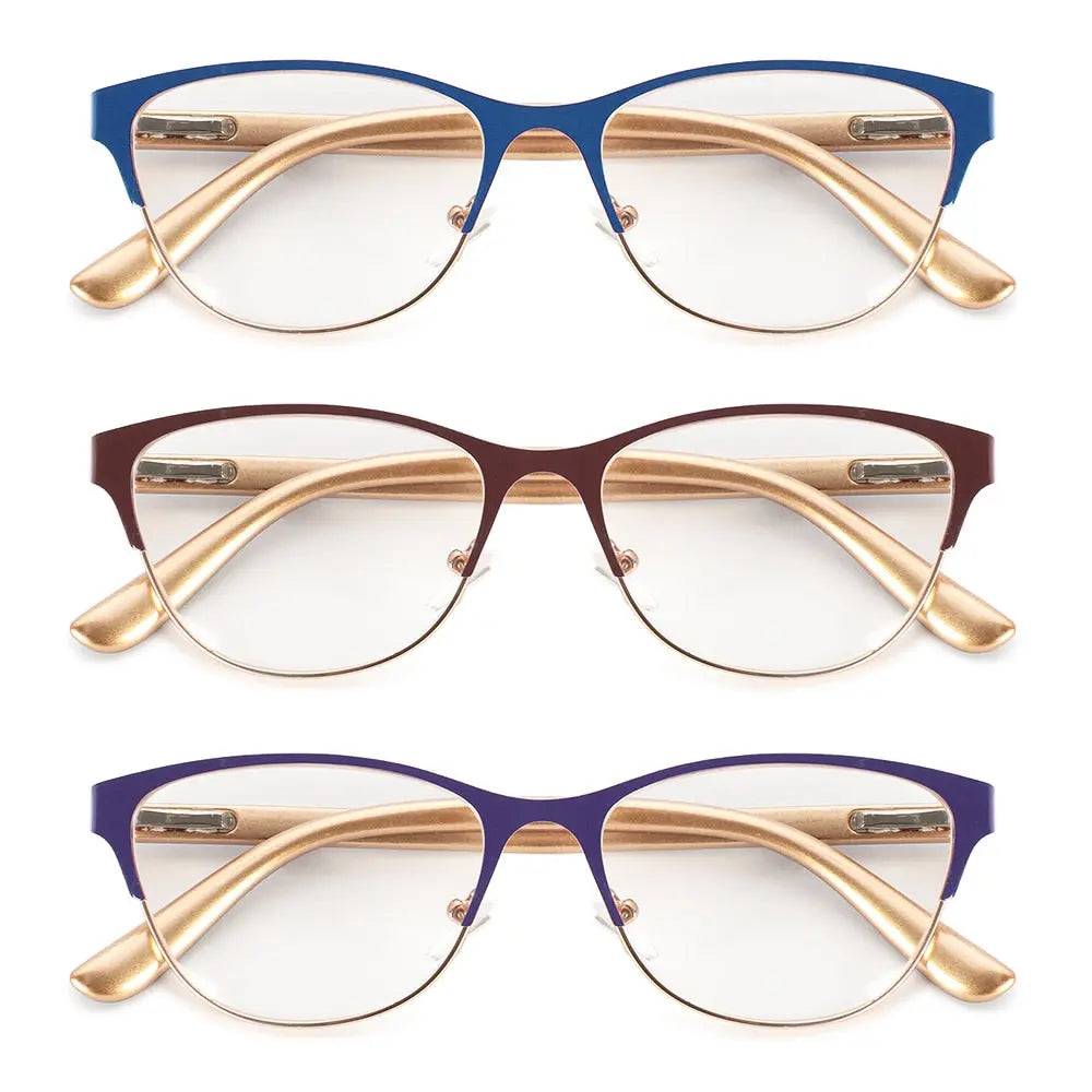 Lunettes de lecture dorées - Coussin De Lecture