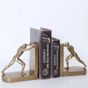 Serre livre sculpture homme