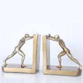 Serre livre sculpture homme