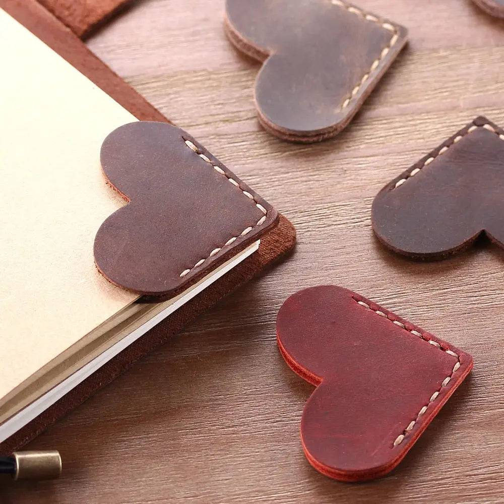 Marque page coin cœur - Coussin De Lecture