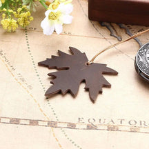 Marque page feuille en cuir - Coussin De Lecture