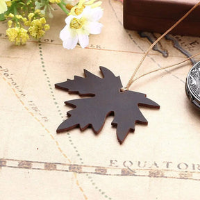 Marque page feuille en cuir Coussin Lecture